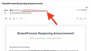 #安全资讯 这哪是钓鱼？分明是炸鱼：法国内政部发邮件给黑客从很 BreachForums 论坛恢复运营，快来注册和发帖。BreachForums 创始人被抓并被监禁三年，后来有许多转世版本，但这个新版本最离谱，竟然使用法国内政部邮箱发送通知，这被怀疑是钓鱼用的蜜罐，不过法国内政部也证实起系统遭到攻击，黑客可能利用法国内政部系统发送的邮件。查看全文：https://ourl.co/111357🎲 频道 🎲 蓝点网 ✅CN2VPS ⚠️ 解封