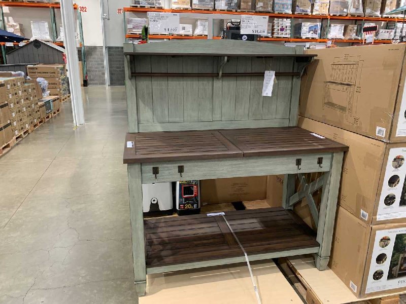 #Costco好市多1月新品通知POTTING BENCH 園藝工作檯 #1334190