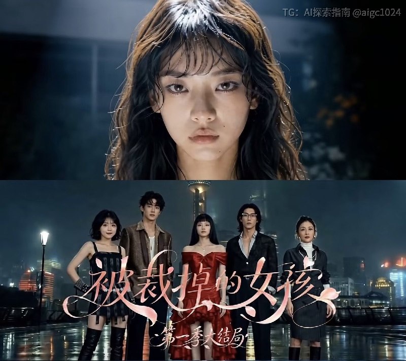 最近有个AI短剧特别火，叫《被裁掉的女孩》，8亿热度，2亿播放！！一共11集，总时长30所分钟，主创透露单集成本是1万块，制作非常精良，靠大量反复抽卡来保证审美在线