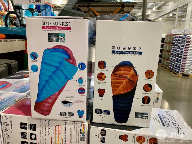 Costco 秋季優惠專案 10/18前 折價 500元OUTDOORBASE 成人羽絨睡袋600克 #99058