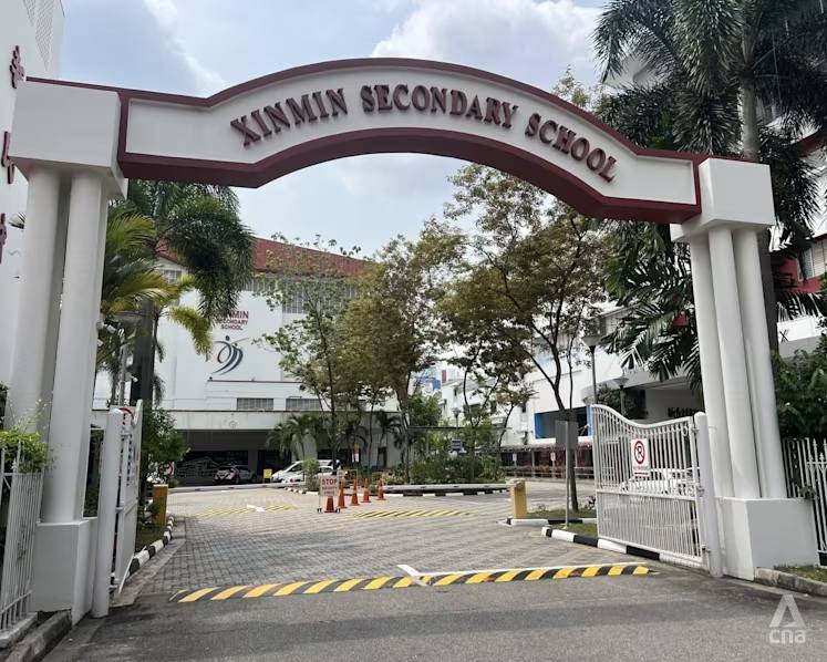 Students at Xinmin Secondary School in Hougang were briefly evacuated following an alleged bomb threat.