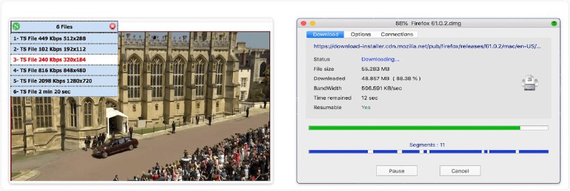 🗣NeatDownloadManager，NDM免费资源嗅探下载神器windows上还没测，macOS上测了下还行，看大家都说这个不错