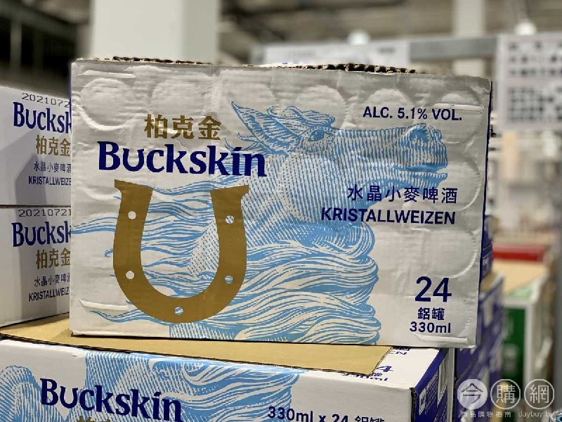 110/08/03 Costco新商品通知BUCKSKIN 柏克金水晶小麥啤酒 #132688