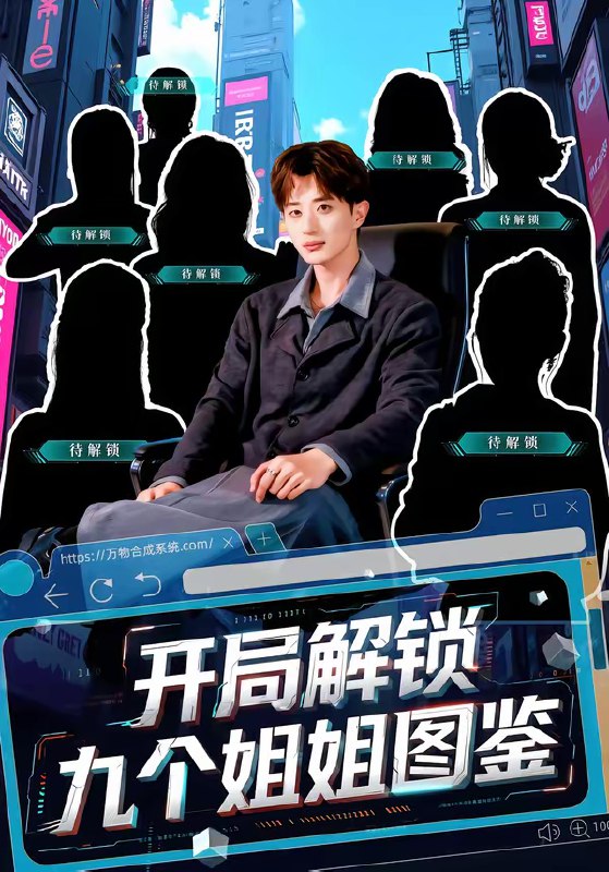 名称：开局解锁九个姐姐图鉴 (60集) 胡洋&王雨苒 | 短剧