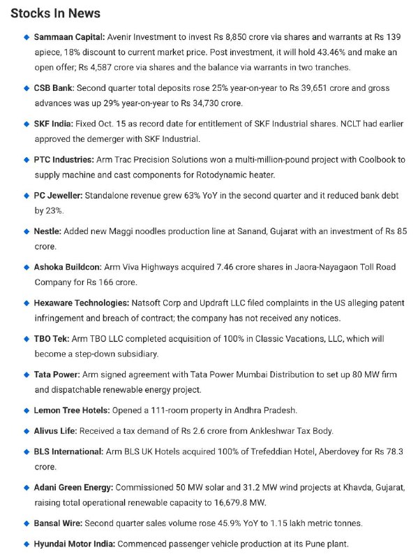 STOCKS TO WATCHSTOCKS TO WATCH