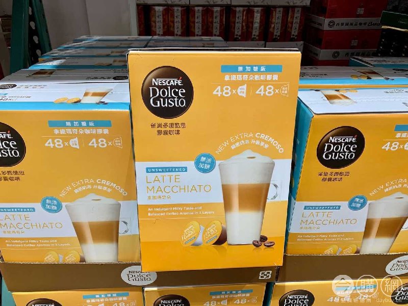 #Costco好市多06月新品通知NESCAFE DOLCE GUSTO 雀巢無糖拿鐵膠囊96顆 #128849