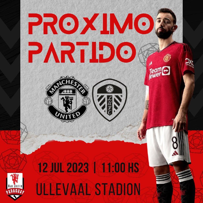 #MUFC🆚 Man United vs Leeds United📆 12 July, 2023🕒 9:30 PM 🏟️ Ullevaal Stadion, Oslo🏆 Club Friendly📺 Blue Ocean Live - 1/2/3