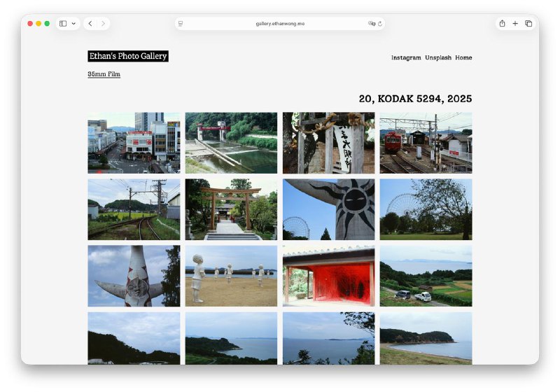 🎞️ 在相册上更新了 25 年下半年和 26 年初拍摄的两卷胶片照片