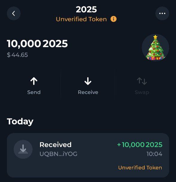怎麼鏈上還有人空投野雞幣跨年？