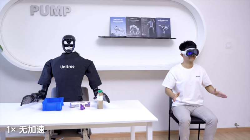 宇树科技开源了一个项目 通过使用使用 Apple Vision Pro 远程操作Unitree H1_2 人形机器人