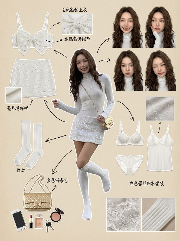 睡前OOTD ｜职场6套风格剧本.穿对就是焦点✨ 当代女生的穿搭哪止“好看”？明明是不同场景的身份表达——从会议室的专业气场到宴会厅的耀眼光芒，一套穿对就能精准拿捏角色感