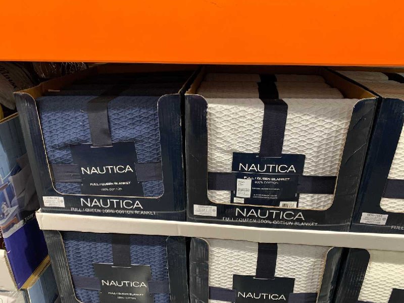 #Costco好市多1月新品通知NAUTICA 印度製純棉蓋毯 #1335858
