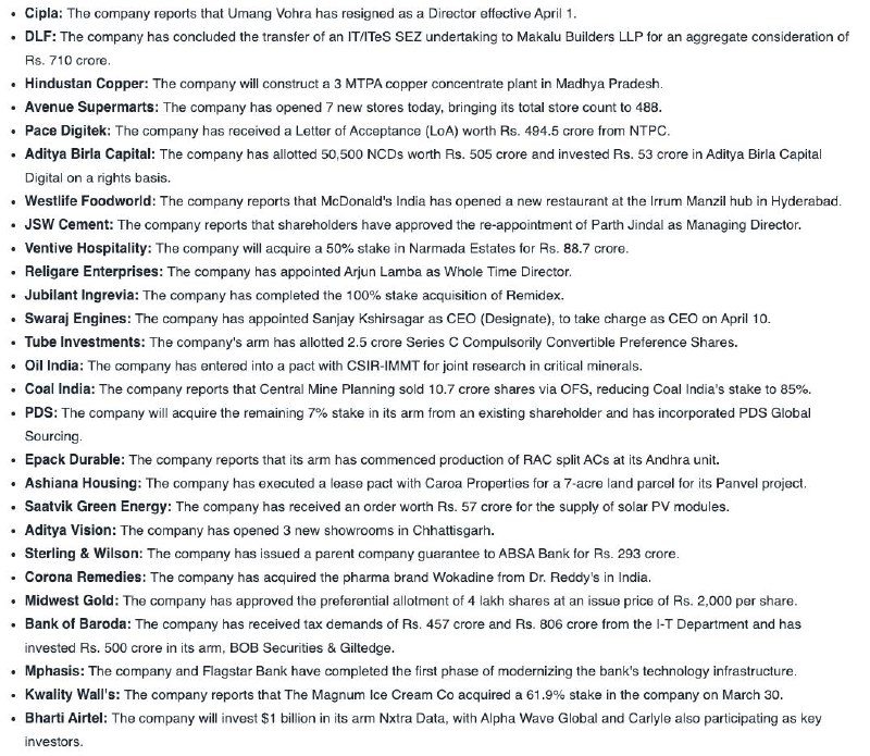 STOCKS TO WATCHSTOCKS TO WATCH