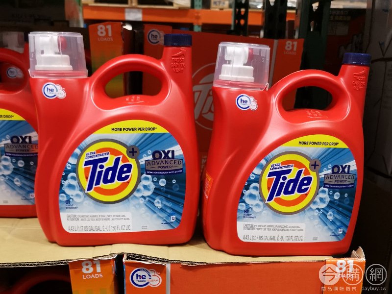 Costco折價通知 06/10(四)前 折130元#3篇FB社團開箱TIDE 汰漬OXI亮白護色洗衣精 #2160440