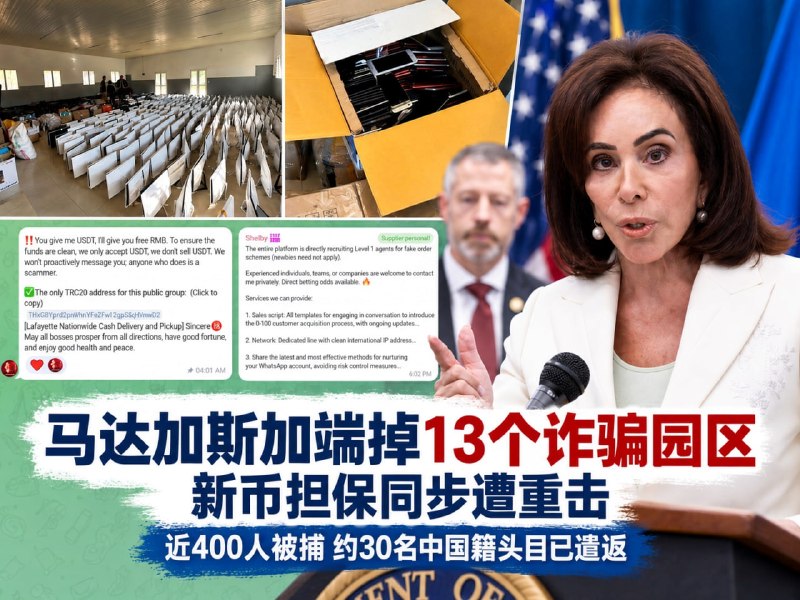 新加坡大事件：马达加斯加连端13个中国犯罪团伙诈骗园区 近400人落网约30名中国配图