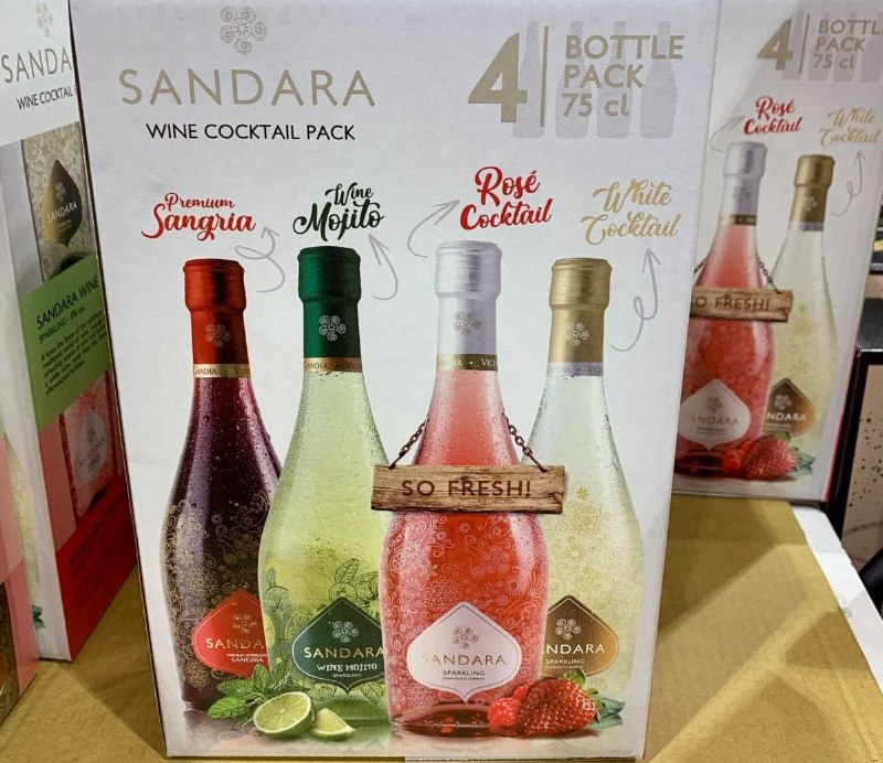 #Costco好市多12月新品通知SANDARA 微氣泡葡萄酒四入 #1150453