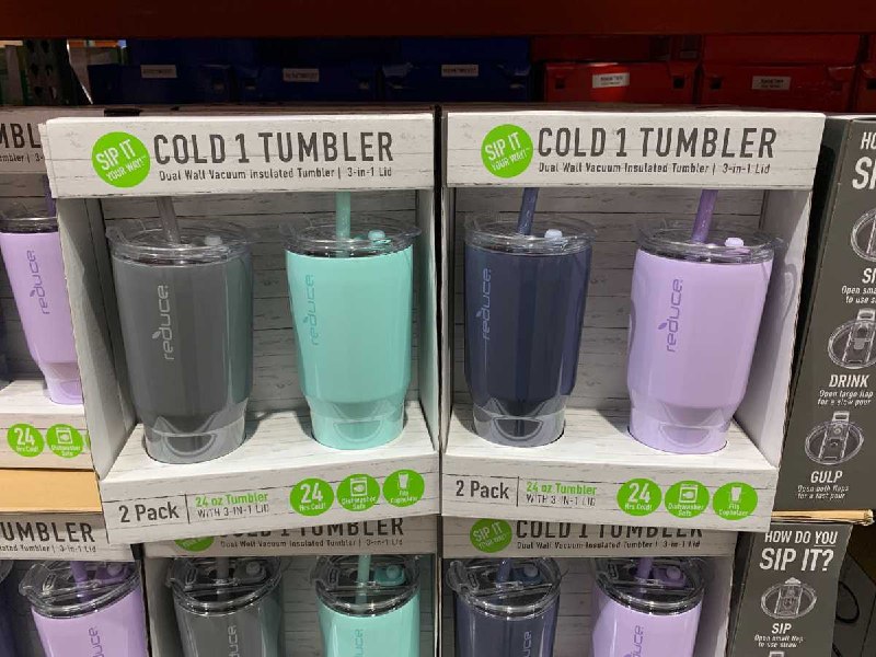#Costco好市多03月新品通知REDUCE 不鏽鋼吸管隨行杯2件組 #1332424