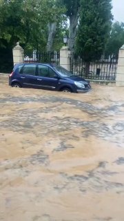 Massive flooding triggered by torrential rainfall in Pineda de Mar, Barcelona, Catalonia, Spain 🇪🇸