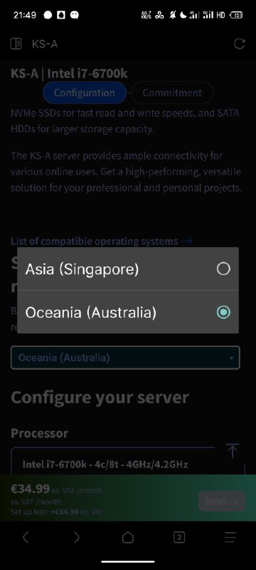 OVH 也开始耍猴了是吧😅KS-A 直接没欧洲区了玩不起就别卖