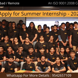 Workshops- Internship - Job (information) Telegram Group Link