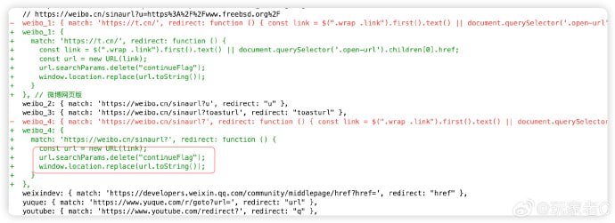 #工具国内很多网站（微博、知乎等）在跳转外链时，会弹出一个提醒确认界面