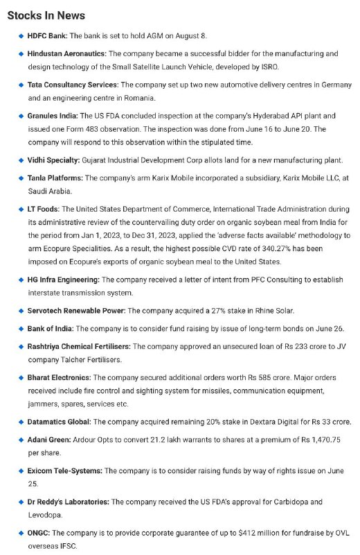 STOCKS TO WATCHSTOCKS TO WATCH