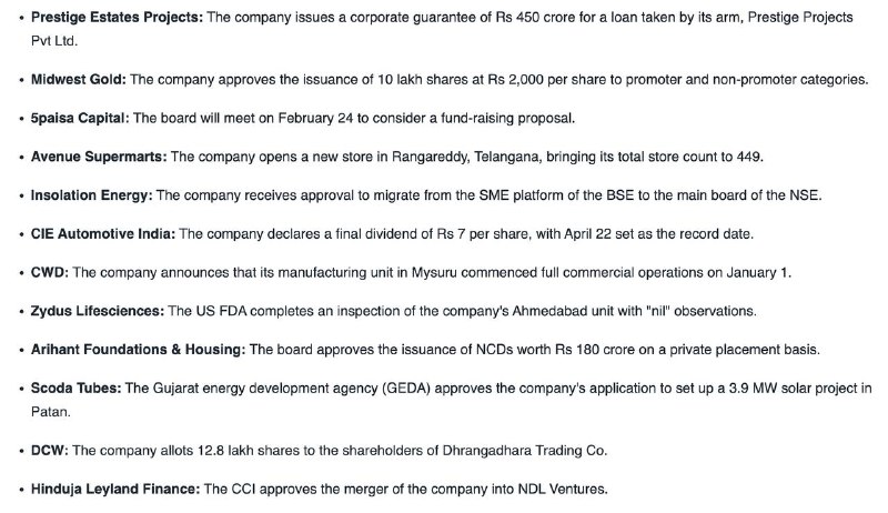 STOCKS TO WATCHSTOCKS TO WATCH
