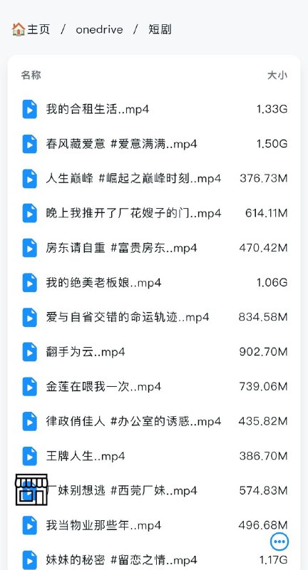 onedrive网盘利用起来，先存点短剧，纯擦边剧，看看情况  https://bbs.zsxwz.com/thread-8051.htm目前转存了170多部，18x短剧