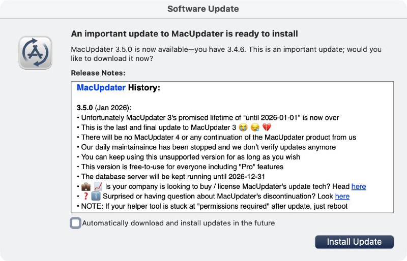 又失去了一款优秀的 Mac App 😭