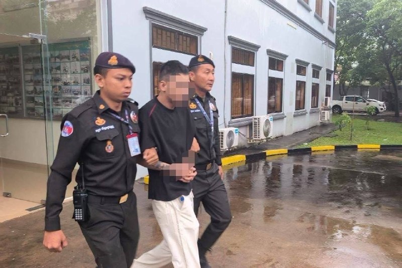 西港大事件：西港一名中国籍男子因非法持有枪支被移送法院 无护照在身 7月4日上午配图