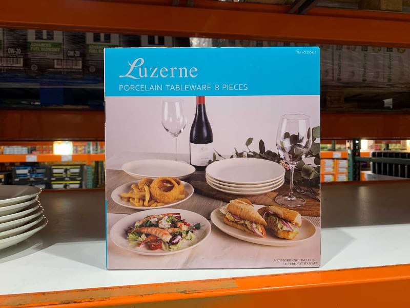#Costco好市多03月新品通知LUZERNE-ORIENTAL系列餐盤8件組 #130416