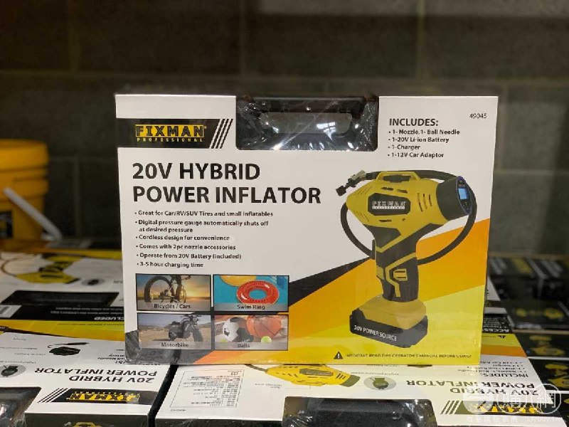 #Costco好市多12月新品通知FIXMAN 電動打氣機 #125095