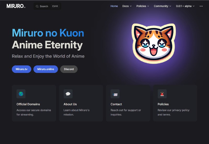 🗣Miruro：开源现代化的在线动漫流媒体网站🏷标签：#网站 #动漫👉链接：
