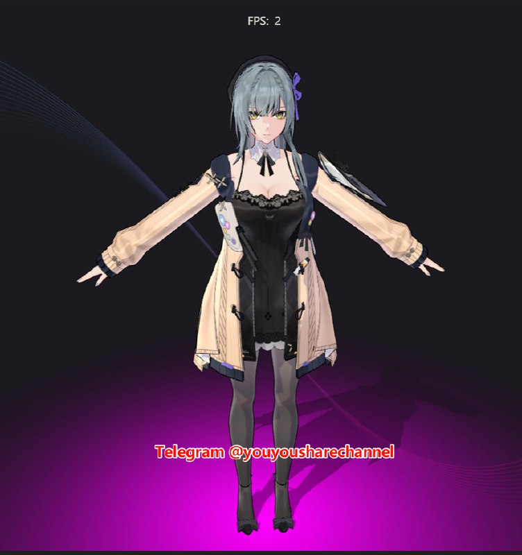 MiKaPo，AI 在线动捕控制 MMD 纸片人模型