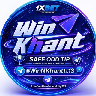 Telegram profile photo for 𝗪𝗶𝗻 𝗞𝗵𝗮𝗻𝘁 𝗦𝗮𝗳𝗲 𝗼𝗱𝗱 𝗧𝗶𝗽𝘀