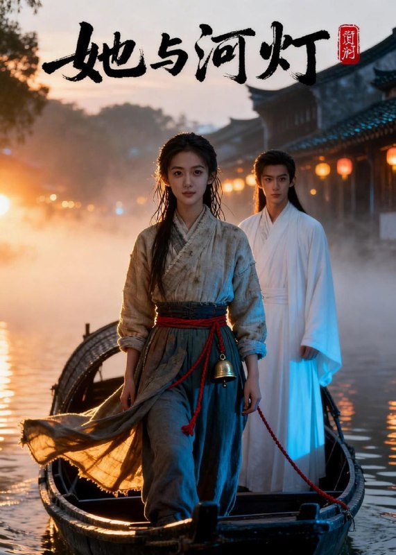她与河灯（105集）Ai短剧