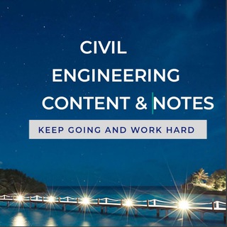 CIVIL ENGINEERING NOTES & BOOK Telegram channel profile photo