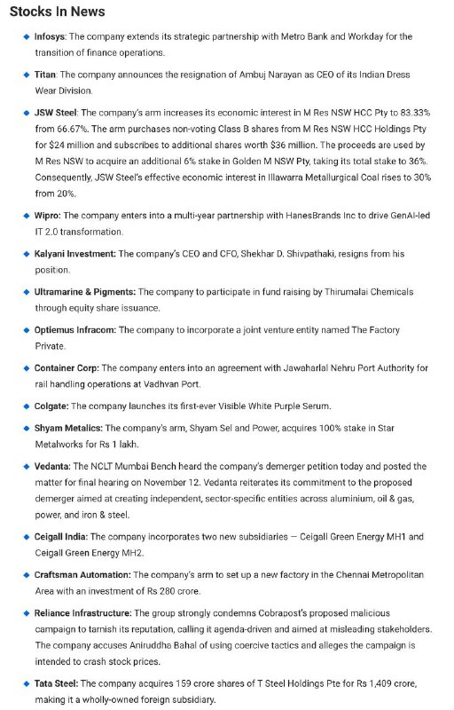 STOCKS TO WATCHSTOCKS TO WATCH