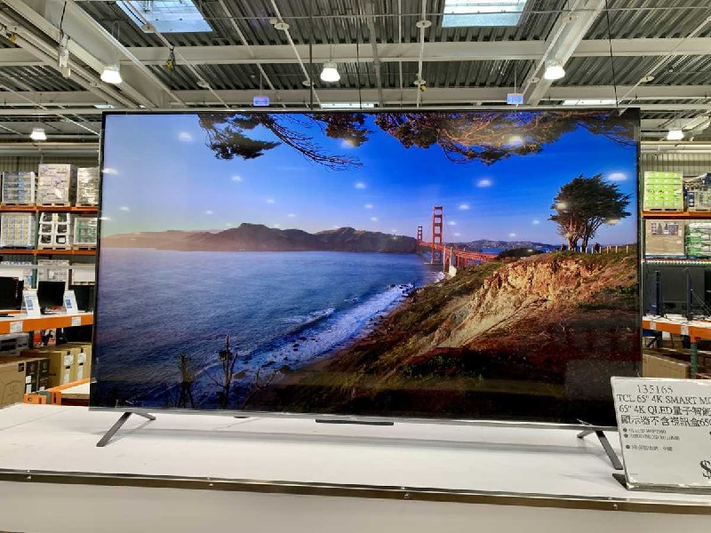 10/29 Costco新上架TCL 65吋4K智能電視，是QLED，價格滿便宜~新商品情報連結 