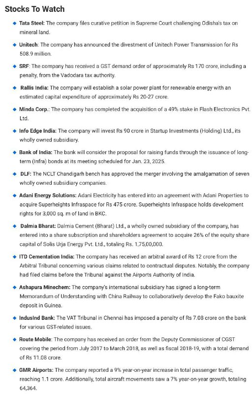 Stocks to Watch