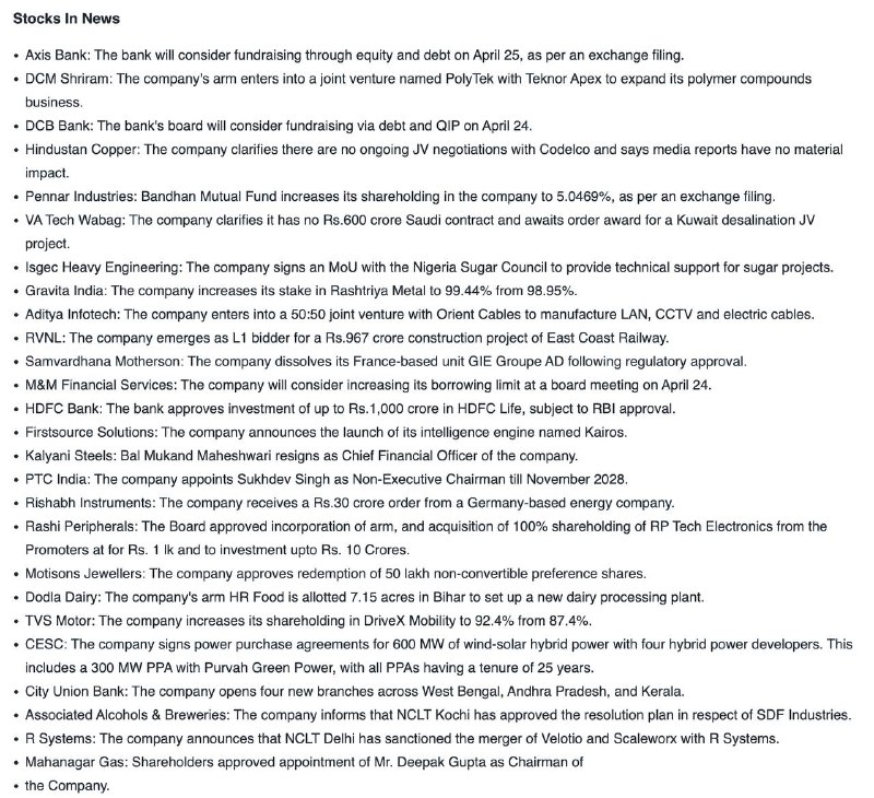 STOCKS IN NEWSSTOCKS IN NEWS