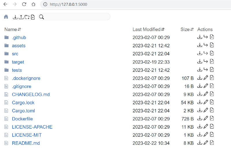 Dufs 是一款独特的实用文件服务器，提供静态内容服务、文件上传与搜索功能，以及访问控制和 WebDAV 支持