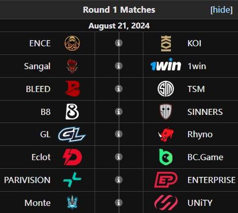 完美世界上海MAJOR欧洲美洲RMR封闭预选赛首轮出炉，四图分别是欧洲A、欧洲B、北美、南美