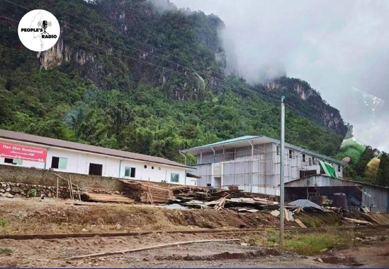 妙瓦底大事件：-贾因塞基公路沿线扩张 据当地消息 中国电诈团伙正从克伦邦三佛塔向贾配图