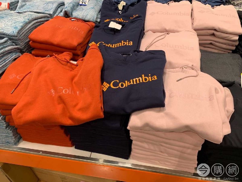 #Costco好市多01月新品通知COLUMBIA 女LOGO長袖連帽上衣 #1458688