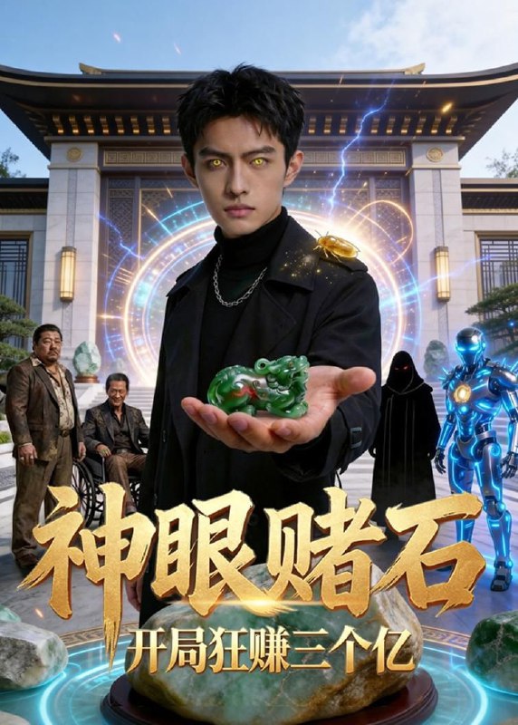 神眼赌石：开局狂赚三个亿（60集）Ai短剧