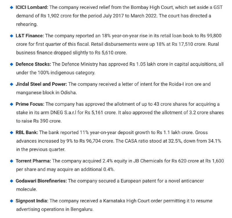 STOCKS TO WATCHSTOCKS TO WATCH