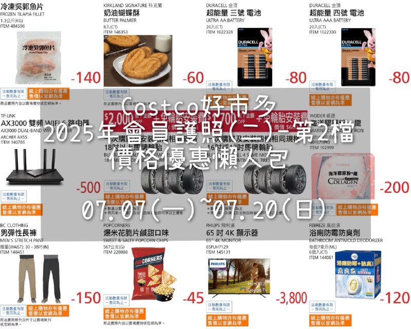 優惠情報 