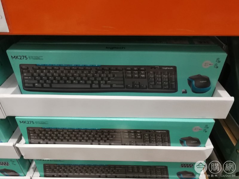Costco折價通知02/25前 折120元 羅技 無線鍵盤滑鼠組 MK275 #112812
