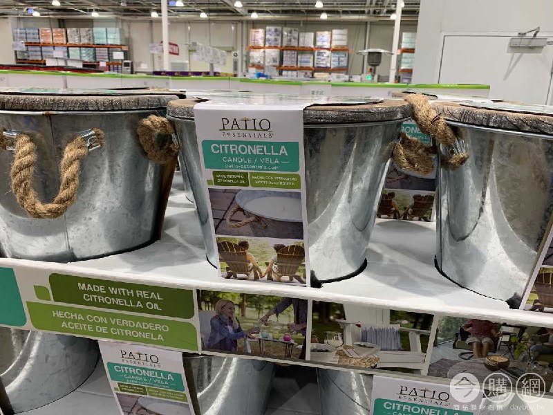 #Costco好市多2月新品通知CITRONELLA 戶外香茅蠟燭桶裝 #625191